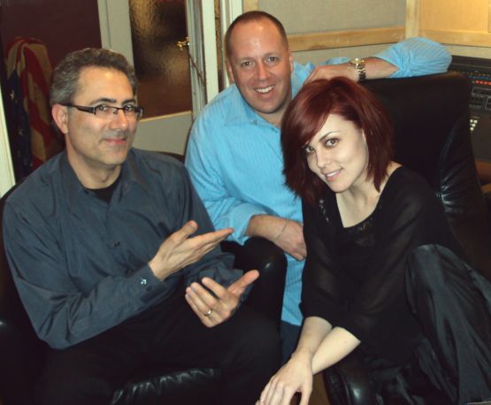 Anna Nalick with Ken Abdo and Rich Stumpf