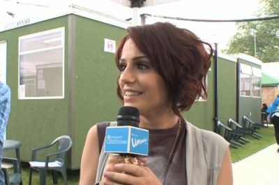 Cher Lloyd interviewd beckstage at Barclaycard Wireless Festival 2012