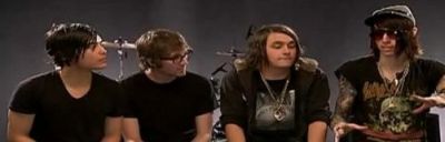Metro Station members Trace Cyrus, Mason Musso, Blake Healy and Anthony Improgo sit down for an interview