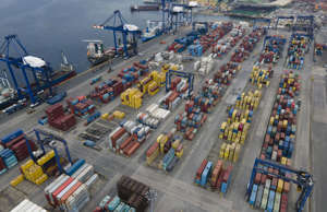 FILE - Stacks of containers line the Manila North Harbour Port, Inc. in Manila, ... - Provided by Associated Press