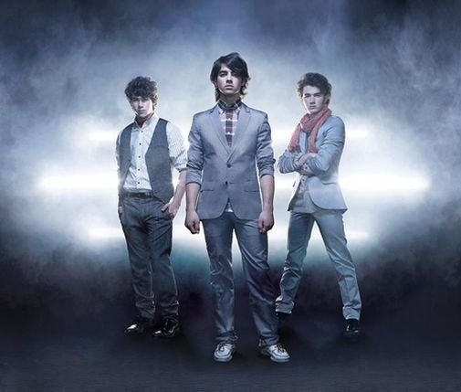 Jonas Brothers in smoke