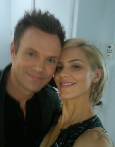 Katharine McPhee with 'Community' star Joel McHale