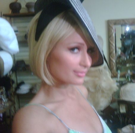 Paris Hilton buys a hat for Kentucky Derby
