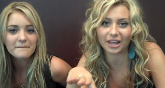 Alyson and Amanda Michalka of 78violet (aka Aly & AJ) talk about their new SayNow number