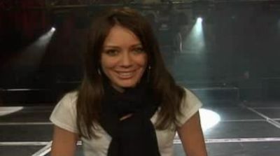 Hilary Duff smiles in a video message as news emerges she's agreed to guest star in the Jennifer Love Hewitt starring CBS program 'Ghost Whisperer'